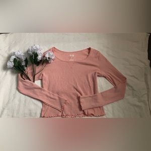 Long sleeve light pink lounge/sleepwear